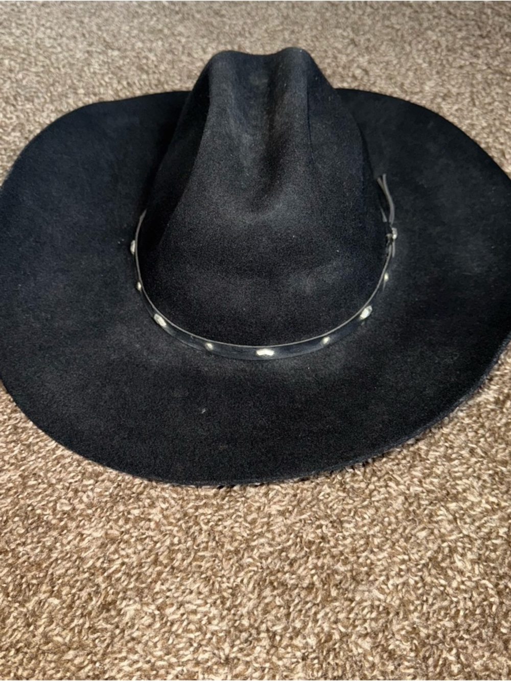 Black Stallion by Stetson Cowboy Hat Sz XX - Picture 15 of 16